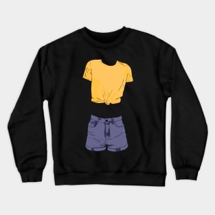 Shorts and T-Shirt Pack Crewneck Sweatshirt